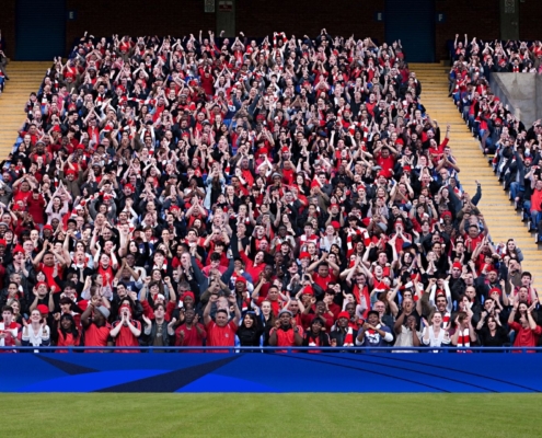 football crowd