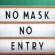 no mask no entry