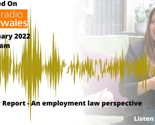 2/2/22 BBC Radio Wales - Sue Gray's report, an employment law perspective