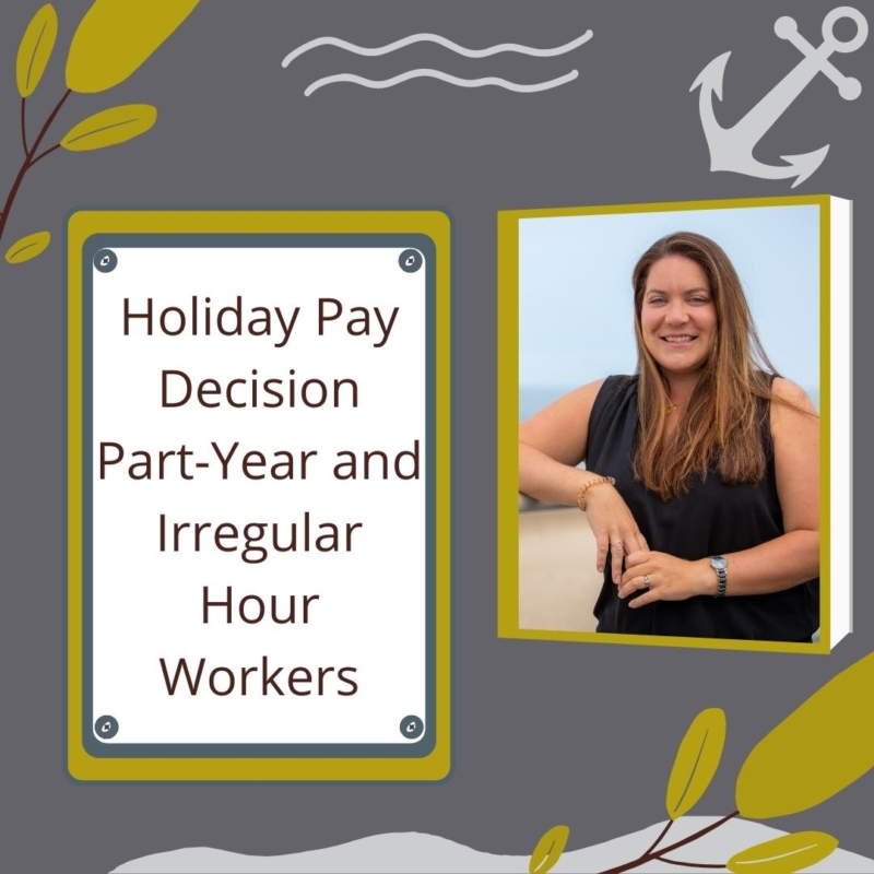 Holiday pay decision